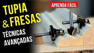 TUPIA e FRESAS  Aprenda técnicas avançadas com gabaritos  IMPERDÍVEL [upl. by Oelgnaed]