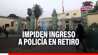 🔴🔵Impiden ingreso de policía en retiro que iba a reclamar a Dina Boluarte estado de Hospital de PNP [upl. by Trebor776]