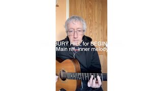 Solsbury Hill for BEGINNERS  inner part main riff [upl. by Adigun]