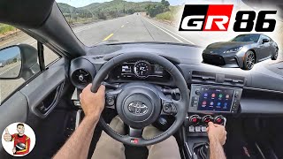 The 2023 Toyota GR86 Manual is Fun Anytime Anywhere POV Drive Review [upl. by Ennadroj302]