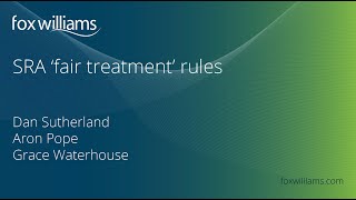 SRA fair treatment rules [upl. by Treblig545]