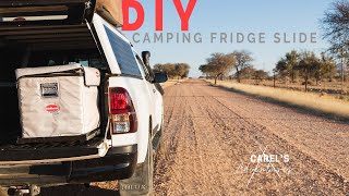 How To DIY Camping Fridge Slide For The Back Of My Hilux [upl. by Corrina]