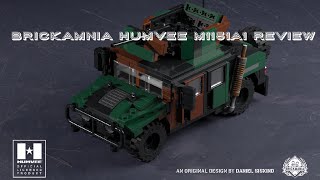 LEGO Brickamnia Humvee M1151A1 Review [upl. by Ynnad]