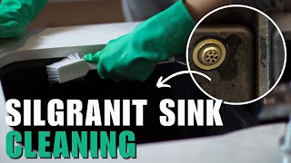 How to Clean a Black Silgranit Sink [upl. by Fesoy659]