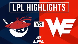 AL vs WE Highlights ALL GAMES  LPL 2024 Spring  Anyone’s Legend vs Xi’an Team WE [upl. by Asim675]