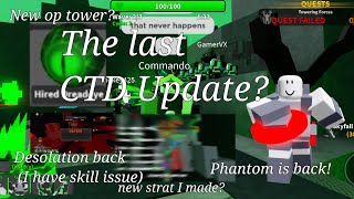 The Last CTD update  Roblox Overview of new Critical Tower Defense update [upl. by Kabob]