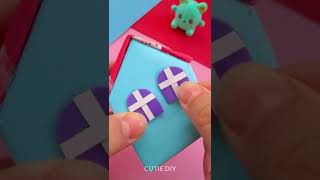 Make your own Piggy Bank  How to Make Piggy Bank shorts youtubeshorts satisfying CUTIEDIY [upl. by Ytima]