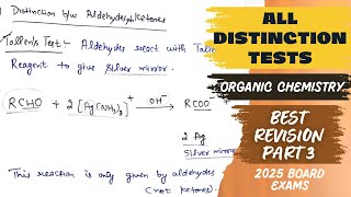 Type 3  All Distinction Test Organic Chemistry 12th  CBSE  NEET JEE and Other Board Exam 2024 [upl. by Kan]