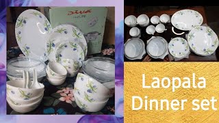 Affordable La Opala Dinner Set Review of La Opala Diva Pearl CollectionLa Opala 35 pcs Dinner Set [upl. by Ronnica]