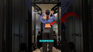 The Importance of Spinal Decompression Before Exercise shorts gym fitness [upl. by Schick]