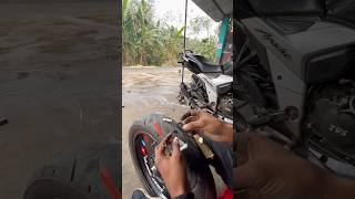 New technique😱😂 crazy Rider Bike Modify stunt bike apache4v bikermarjel viral murshidabad [upl. by Etteuqal]