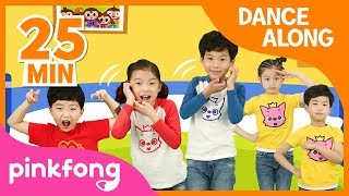 Five Little Monkeys and more  Best Kids Dance Along  Compilation  Pinkfong Songs for Children [upl. by Ennasor]