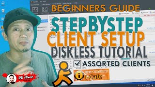 iCafe 8 CLIENT SETUP DISKLESS TUTORIAL  How to Diskless Setup  Icafe8 Diskless Beginners Guide [upl. by Ettenrahs]