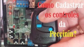 Como Cadastrar controle remoto da peccinin PASSO a PASSO na Placa Eletronica  Eletrônica Fácil [upl. by Lissy340]