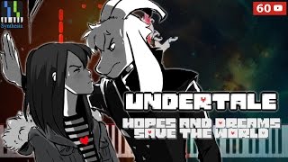 【Synthesia】UNDERTALE  Hopes and DreamsSAVE the WORLD 1080p60 [upl. by Naud]