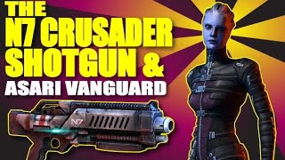 The N7 Crusader X Shotgun  Asari Vanguard  Mass Effect 3 Multiplayer [upl. by Hellah]