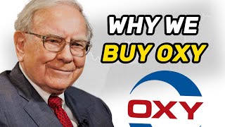 Warren Buffett EXPLAINS WHY HE BUYS OXY🖤🛢 Everything on why he buys Occidental Petroleum shares 🏭 [upl. by Ognimod]