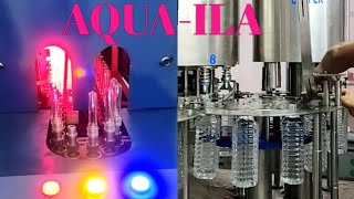 MINERAL WATER MANUFACTURING PROCESS  AQUAILA  Our Own Water Plantfactory  YouTube [upl. by Nassah74]