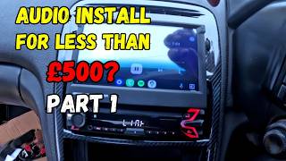 INSTALLING A CHEAP CHINESE EBAY  TEMU CAR STEREO IN MY NISSAN 300ZX TWIN TURBO [upl. by Ellerred]