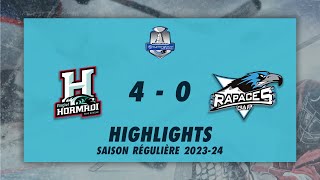 Anglet Hormadi 40 Rapaces de Gap  Highlights  Synerglace Ligue Magnus 2324 [upl. by Idelia]