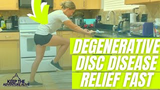 BEST EXERCISES For Degenerative Disc Disease in just 10 MINUTES  Dr Alyssa Kuhn [upl. by Digirb162]