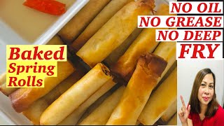 How To Make Filipino Lumpiang Shanghai Baked Not Fried [upl. by Felicia]