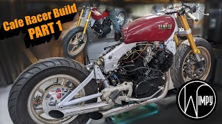 XV750 Cafe Racer Build Carb rebuild and engine start Virago Build Ep 1 [upl. by Rorry]