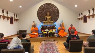 Free Meditation Indiana Buddhist Temple Mindfulness Loving Kindness Meditation Bhante Devananda [upl. by Marleen]