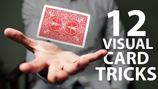 12 VISUAL Card Tricks Anyone Can Do  Revealed [upl. by Ag]