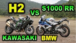 KAWASAKI H2 VS BMW S1000 RR  BLITZ RIDER [upl. by Ravo180]