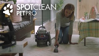 SpotClean Pet Pro® Portable Carpet Cleaner Feature Overview [upl. by Aldous]