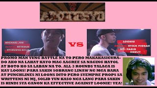 PROMO sa 052 Rap Battles  Loonie vs Michael Joe  Review Video 318 [upl. by Wesle86]