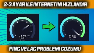 PROGRAMSIZ İNTERNET HIZLANDIRMA 2023  PİNG DÜŞÜRME 2023 [upl. by Auburn948]