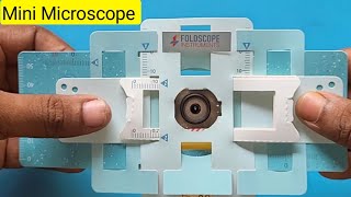 Smallest microscope in World  How to Assemble Foldscope  Foldscope [upl. by Fitting]