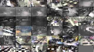 Witson CCTV System CMS seven 7 remote sites live view test full screen [upl. by Auqinahc]