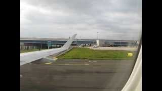 Air France Embraer 170 landing at Paris CDG  Departure Airport Gothenburg GOT [upl. by Maudie]