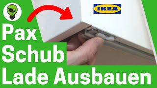 IKEA Pax Schublade Ausbauen ✅ TOP ANLEITUNG Wie Komplement Schubladen für Pax Schrank Aushängen [upl. by Jaela183]