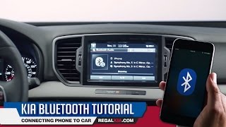 Kia Bluetooth Tutorial  How To Connect Phone to Car [upl. by Haldan633]