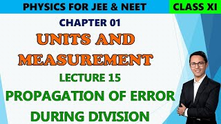 15 Error propagation during division [upl. by Moina95]