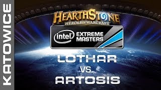 Lothar vs Artosis  Semifinal  IEM Katowice 2014  Hearthstone [upl. by Dazhehs]