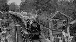 Royal scot does a flying visit to Kent Chartham and Minster 260324 [upl. by Joao]