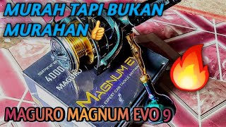 🔴UNBOXING REEL MEGURO MAGNUM EVO 4000HGFAST RIVIUEWMURAH TAPI BUKAN MURAHAN😎 [upl. by Bello]