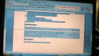 COPY AND PASTE A COVER LETTER AND RESUME INTO AN EMAIL 021811 [upl. by Balthazar]