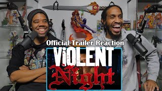 Violent Night  Official Trailer Reaction [upl. by Caine]