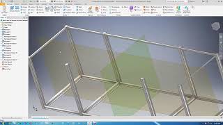 Mirror and Patern Rectangle Feature in INVENTOR PART 2020  Inventor Tutorial [upl. by Ariaic]