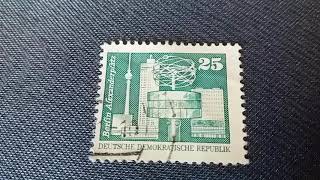 StampsNr 8Germany DDRprice 25 [upl. by Vincents122]