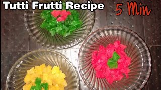 Tutti Frutti Recipe How To Homemade Tutti Frutti Recipe Raw Papayas Tutti Frutti Recipe [upl. by Atiuqan]