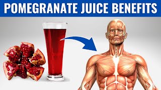 POMEGRANATE JUICE BENEFITS  10 Reasons to Drink Pomegranate Juice Every Day [upl. by Philips555]