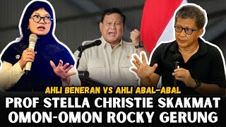 PROF STELLA CHRISTIE BUNGKAM ROCKY GERUNG YANG OMONOMON SOAL IQ [upl. by Aerdnaeel]