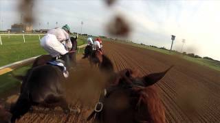 Jockey Cam GoPro Camera on Horse Jockey [upl. by Small19]